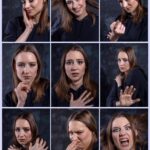 ekspresja mimika portret