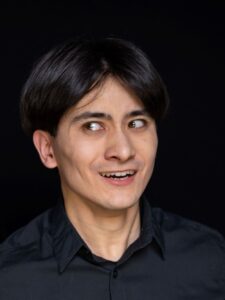 model emocje twarz mezczyzna